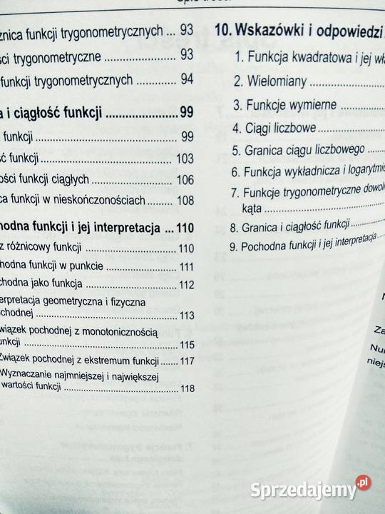 Zbiór zadań rozszerzenie 2 Podkowa mazowieckie Warszawa sprzedam