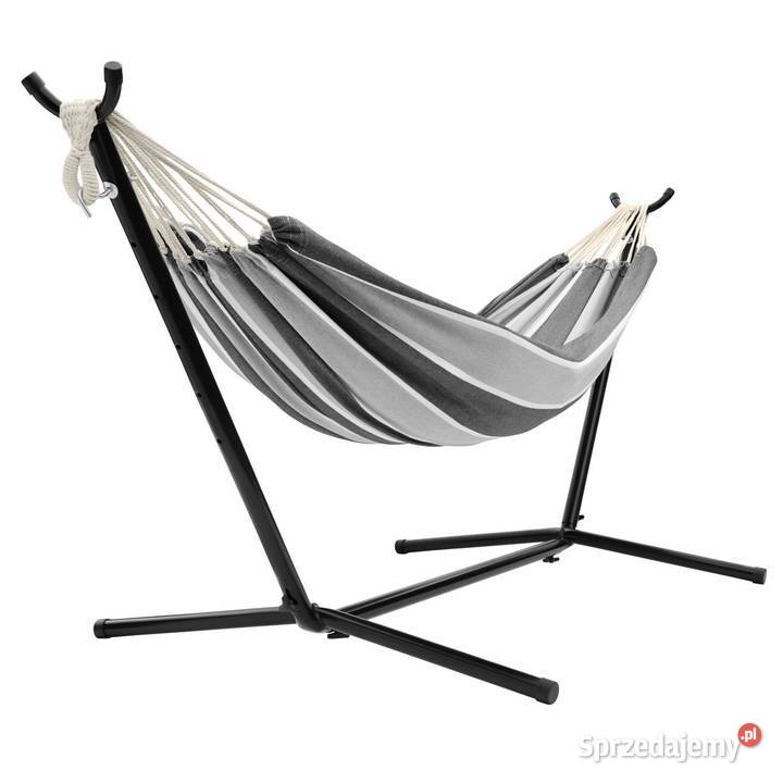 Dwuosobowy hamak ogrodowy ze stelażem bujak Poznań