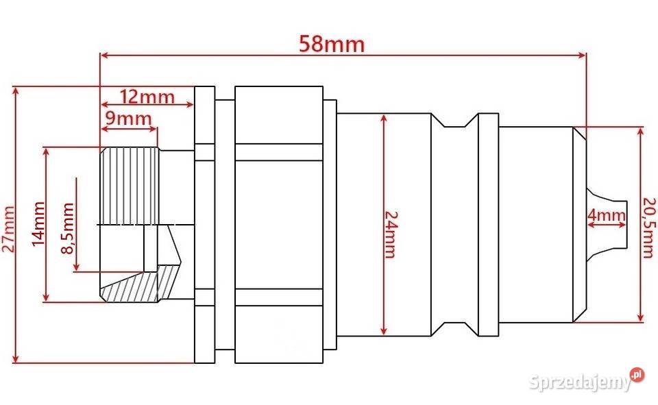 Szybkozłącze Hydrauliczne ZŁĄCZE EURO WTYCZKA Solec Kujawski