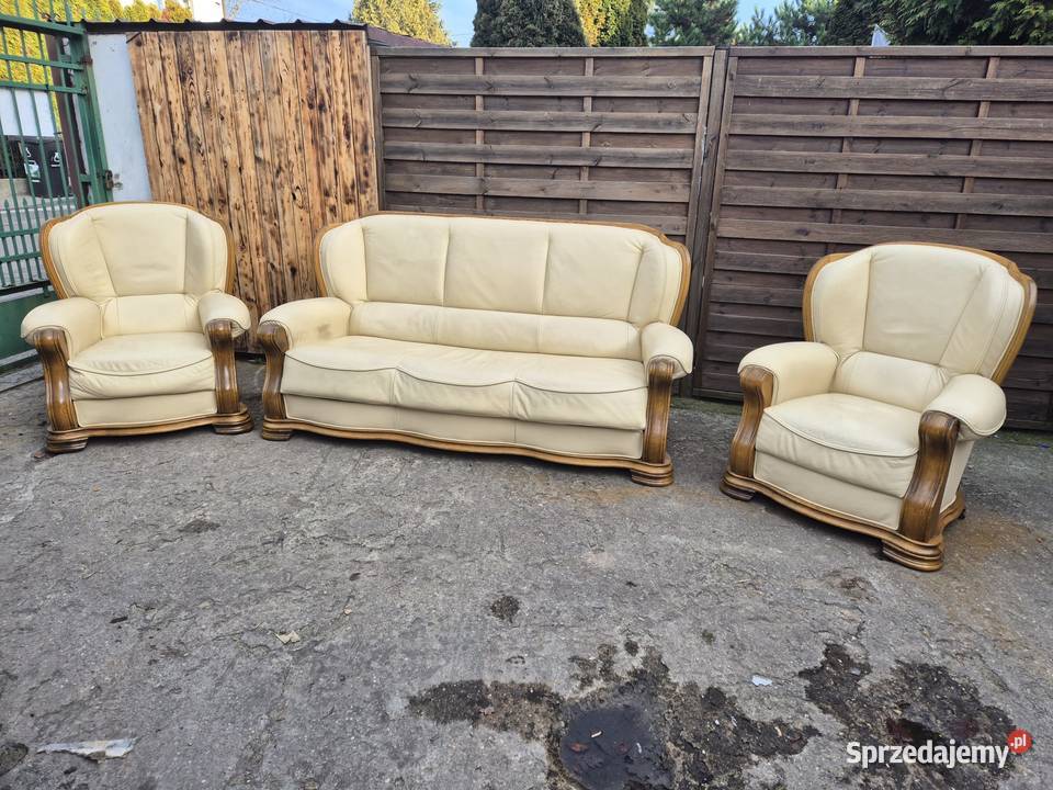 Komplet DES Cezar kanapa 3osobowa 2 x fotel Warszawa sprzedam