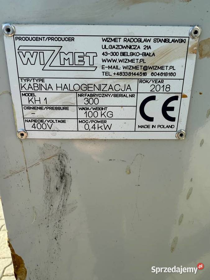 Kabina do nakładania kleju klejarka kabina do
