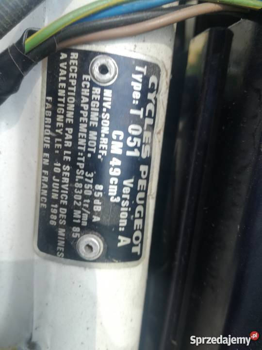 Peugeot 103 type T 051 zamienie wskjunakshlmz Stopnica