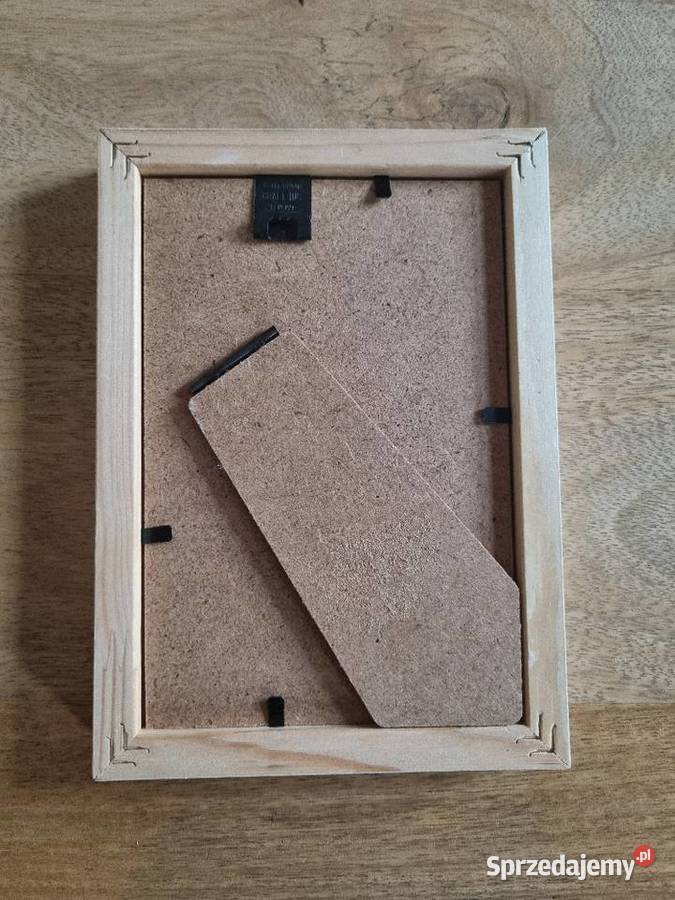Biała drewniana ramka biały Ramki i ramy Warszawa