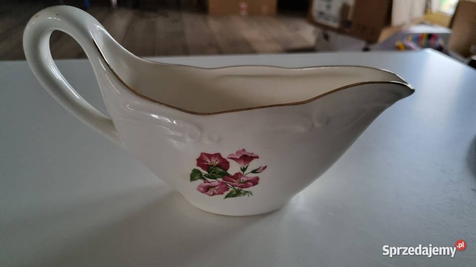 Sosjerka Porcelana Francuska Gien Vintage wielkopolskie Wola Podłężna
