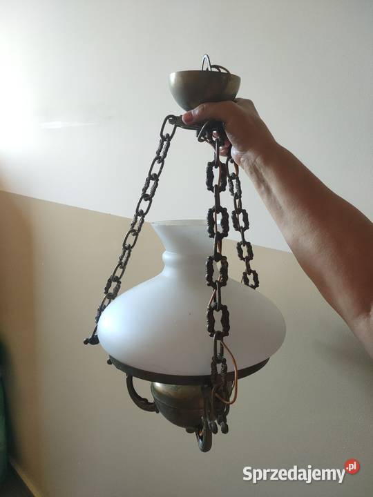 lampa wisząca mosiężna Bielsko-Biała