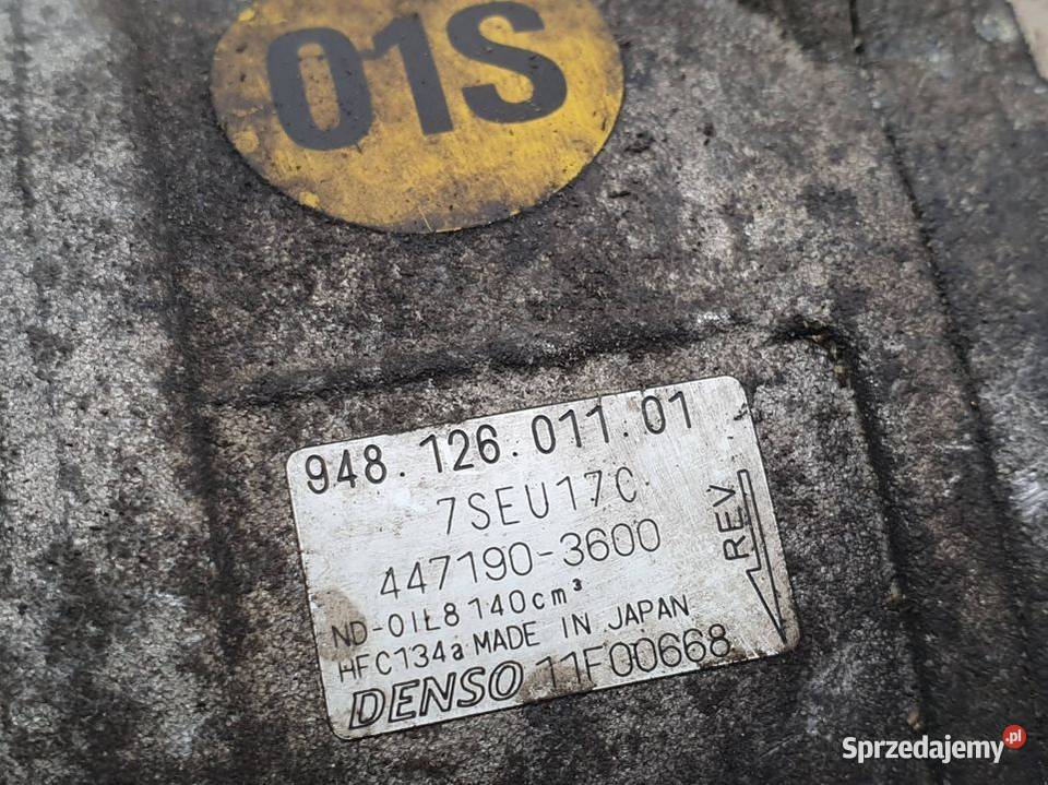 SPRĘŻARKA KLIMATYZACJI PORSCHE CAYENNE I osobowe kujawsko-pomorskie Lipno