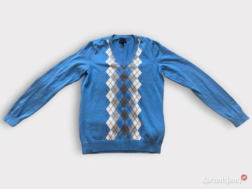 Niebieski sweter Tommy Hilfiger Bolesławiec