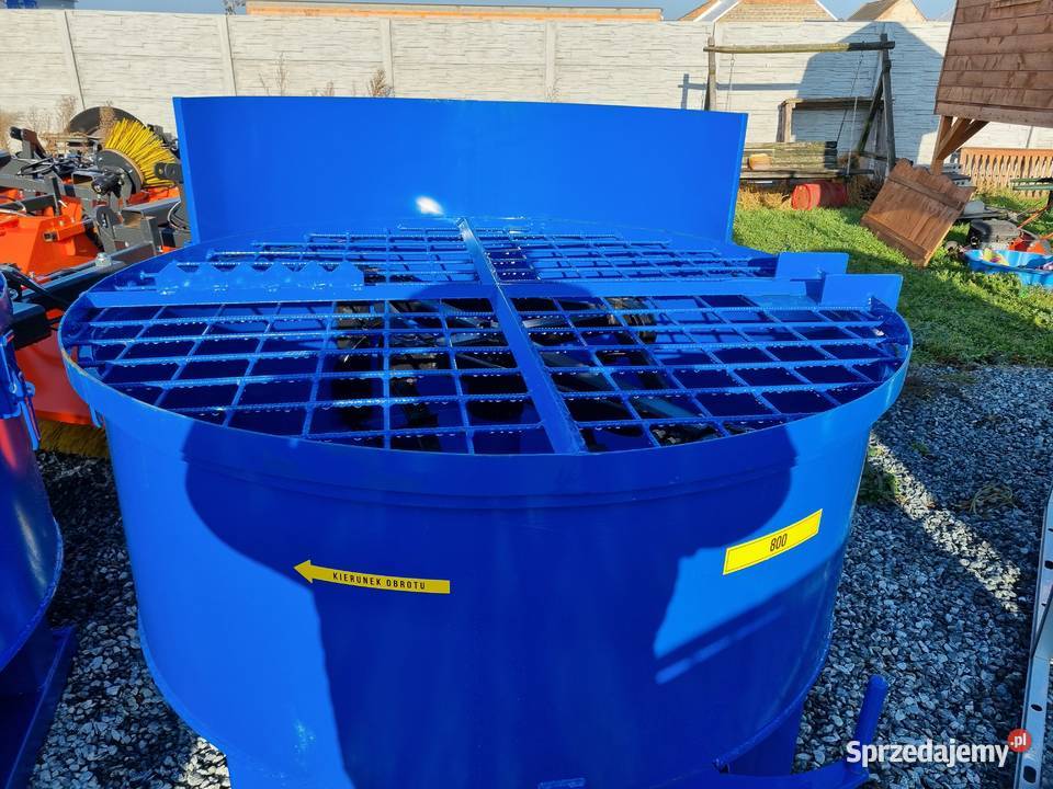 Betoniarka hydrauliczna okrągła 800Lproducent nieuszkodzony Poręba