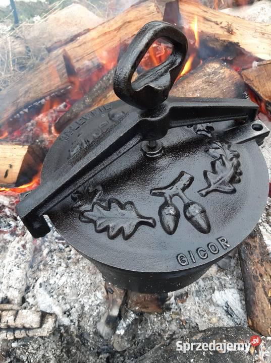 PREZENT KOCIOŁEK ŻELIWNY MYŚLIWSKI 6L GARNEK warmińsko-mazurskie Gołdap