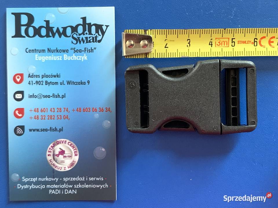 Klamra YKK 50 mm i 25 mm do Jackietu Nurkowego śląskie Bytom sprzedam