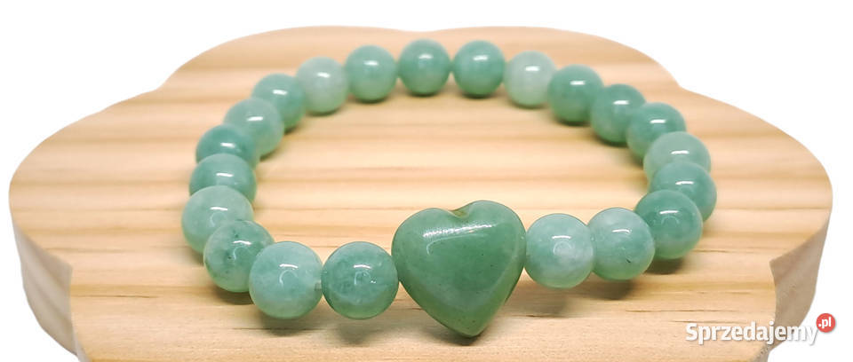 Bransoletka z awenturynu AWENTURYN serce kulka Warszawa