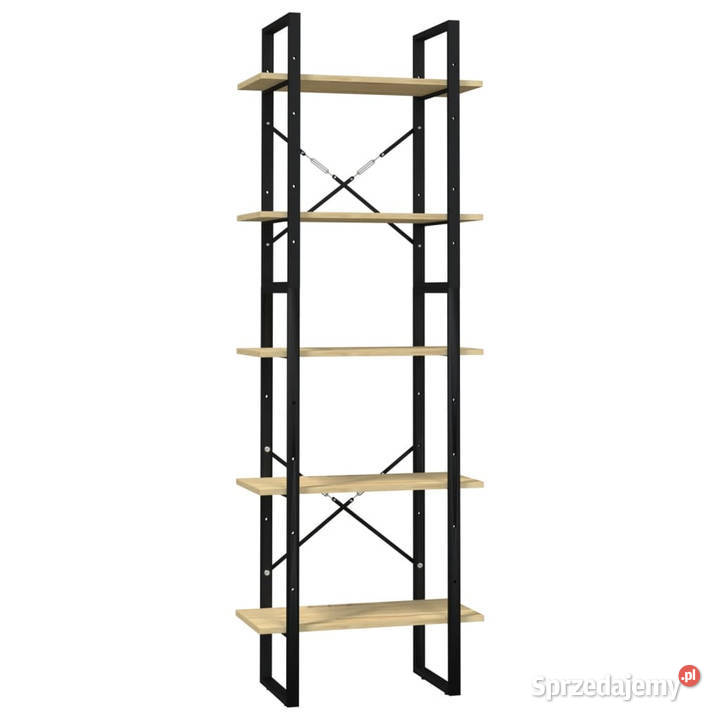 5poziomowy regał na książki 60x30x175 lite mazowieckie Warszawa