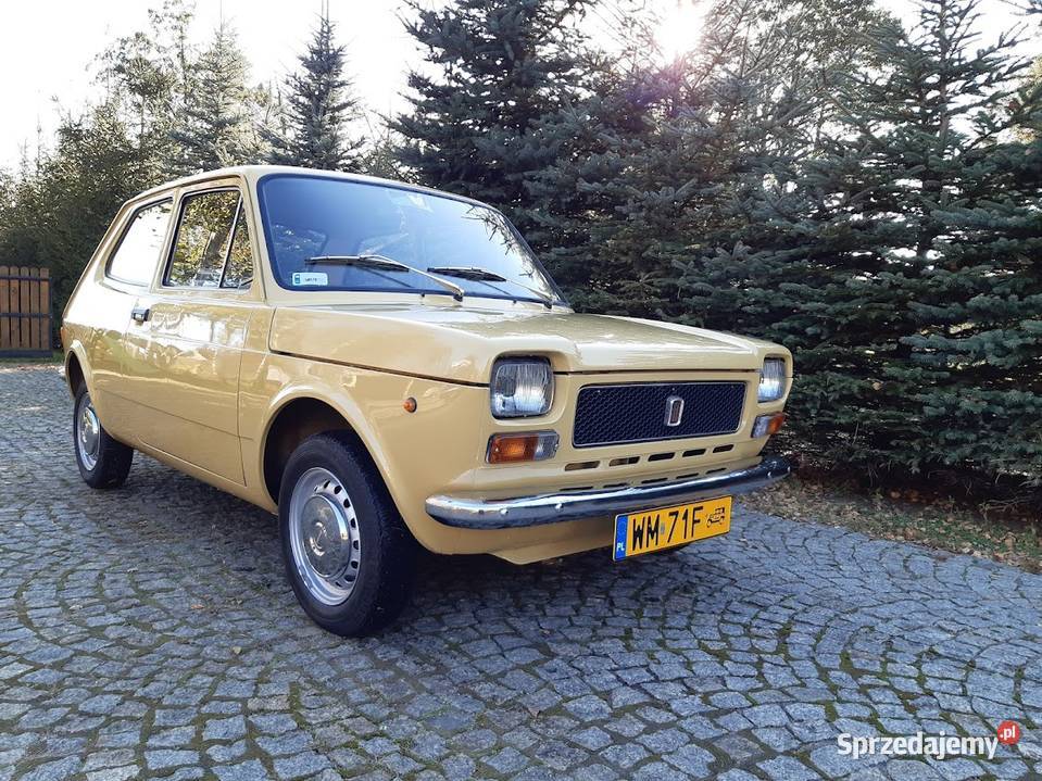Fiat 125p Fiat 127 wynajem ślub sesja wieczory Dębe Wielkie