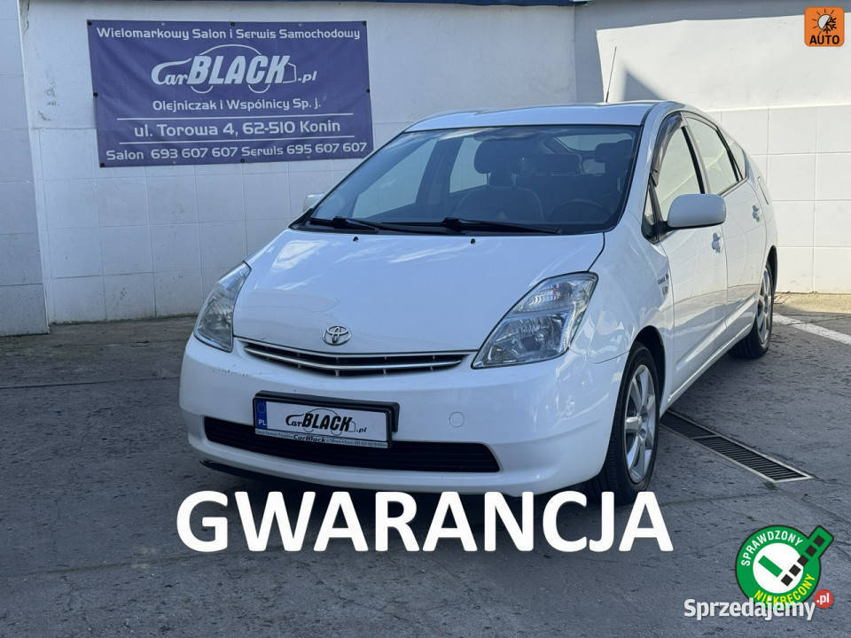 Toyota Prius Pisemna Gwarancja 12 miesięcy III kurtyny powietrzne wielkopolskie Konin