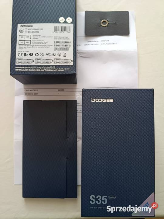 Doogee S35T czarny Pozostałe Mszana Dolna