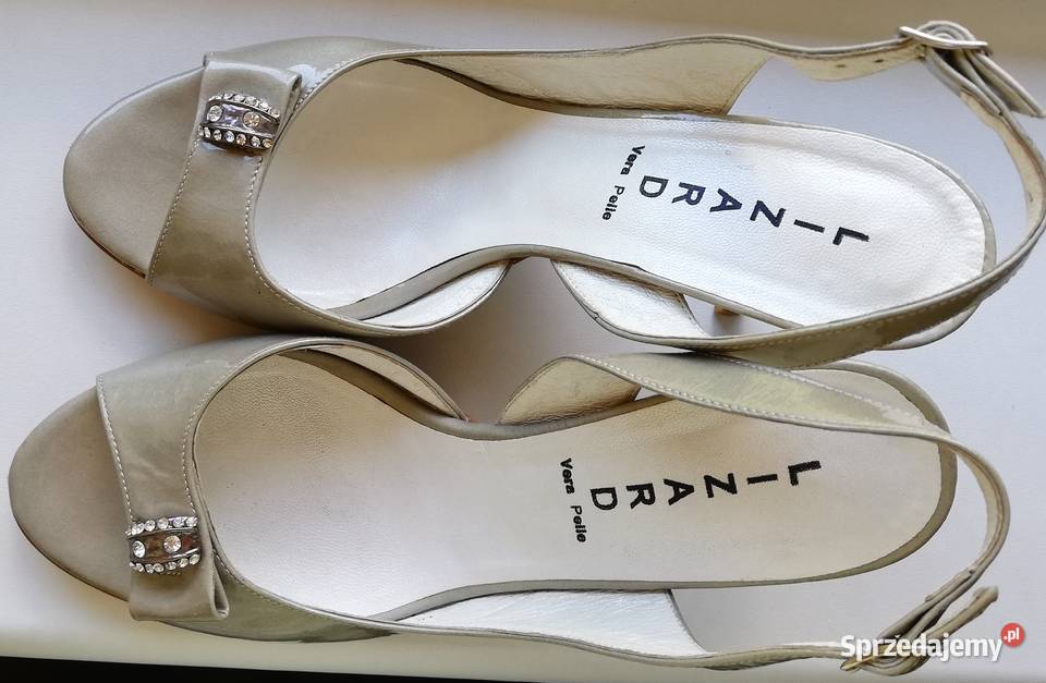 eleganckie szpilki LIZARD 40 sandały lakierowana sprzedam