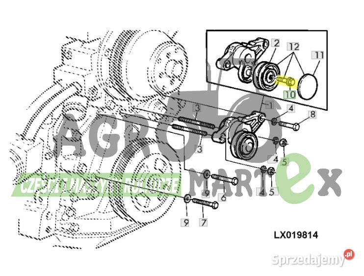 L112545 ŚRUBA M10x28 JD
