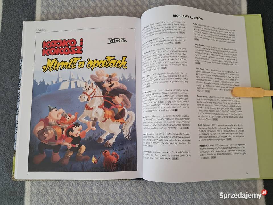 Książka komiks Kajko i Kokosz Szkoła latania wg Kraków