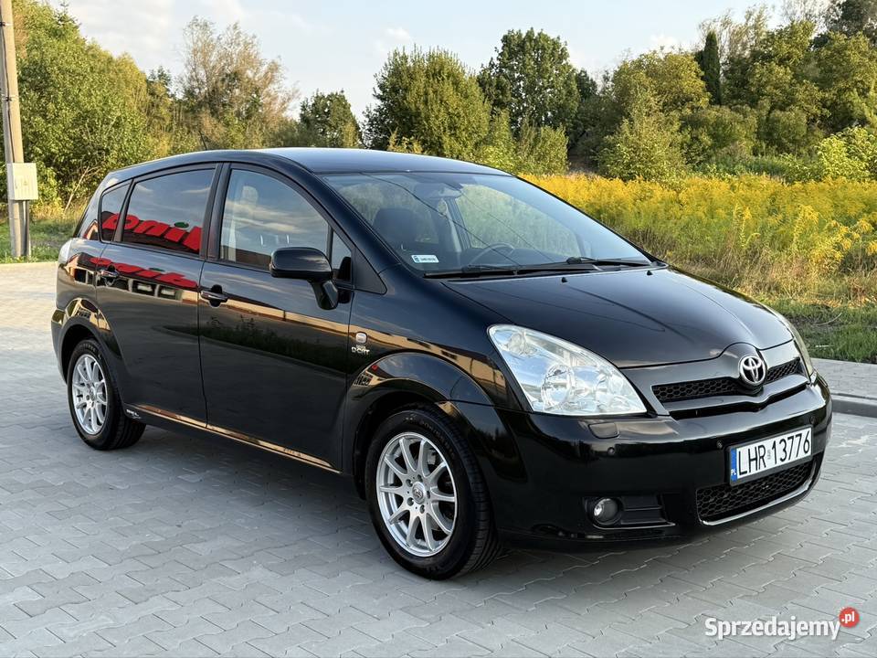 Toyota Corolla Verso 22D 177 2006r 7osobowy Stan czarny Chełm