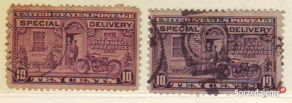 Zn USA Mi 258IIa IIe kas 1922 Filatelistyka Gliwice