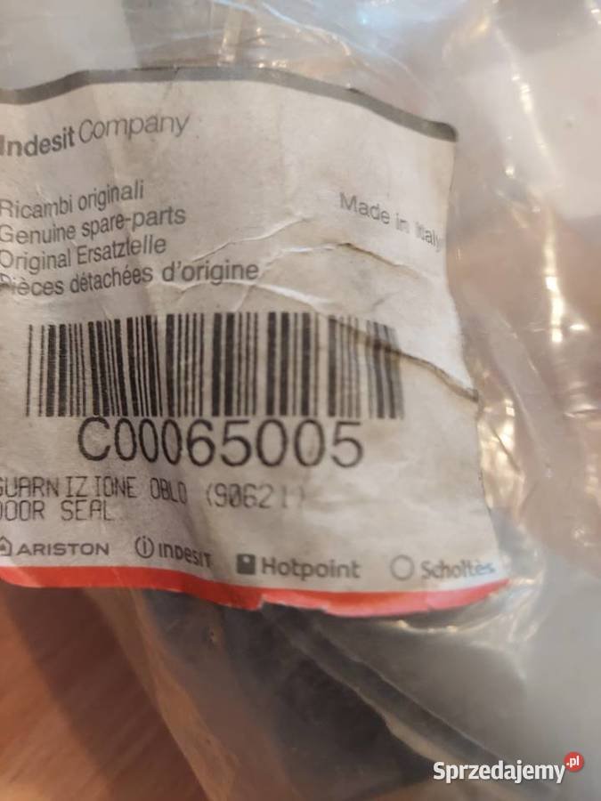 Uszczelnienie drzwiczek pralki Fartuch C00065005 Dom i Ogród Kuźnia Raciborska