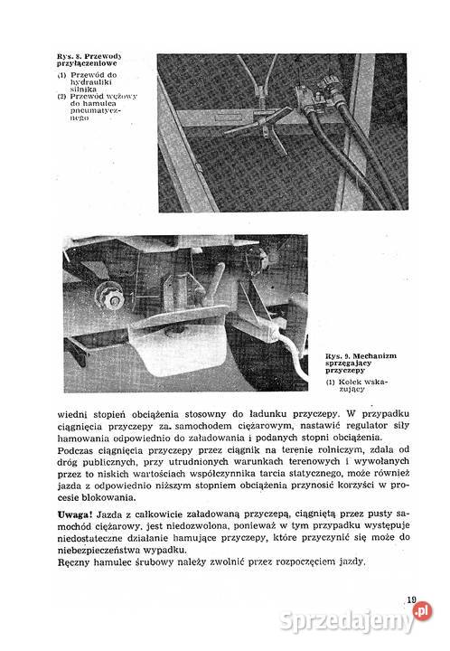 przyczepa HL8011 HW 8011 INSTRUKCJA OBSŁUGI sprzedam