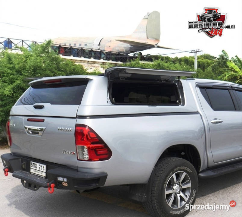 abudowa paki Hardtop Toyota Hilux 2015boki Szyby osobowe Pasłęk