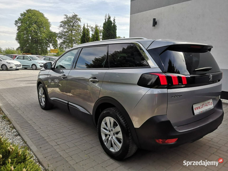 Peugeot 5008 15 HDI 130 Klimatr Navi Kamera Ledy czujnik parkowania Strzegom