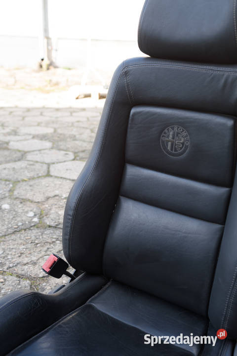 Fotel Alfa Romeo GTV 916 skórzany czarny Fotele i kanapy Częstochowa