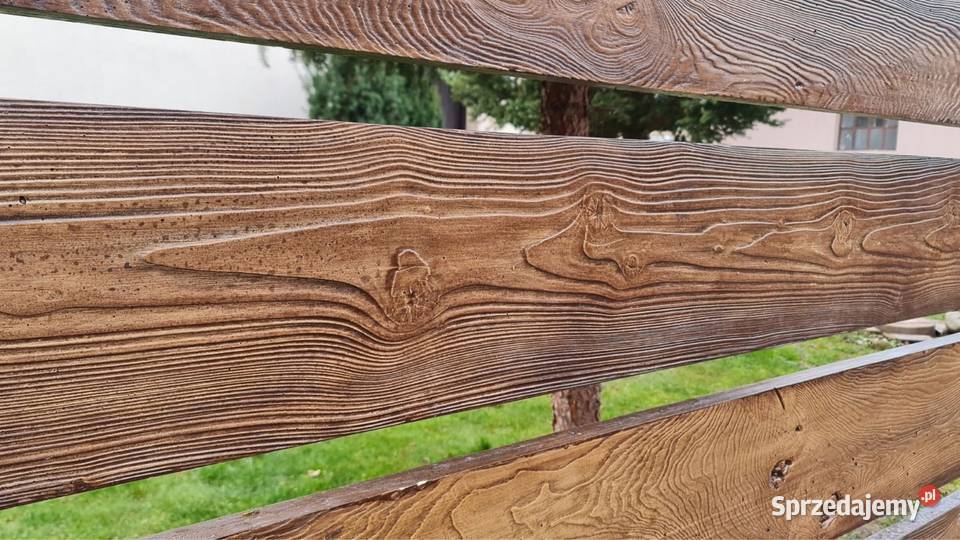 Ogrodzenia z betonowego drewna ogrodzenia Ogrodzenia i bramy Poznań