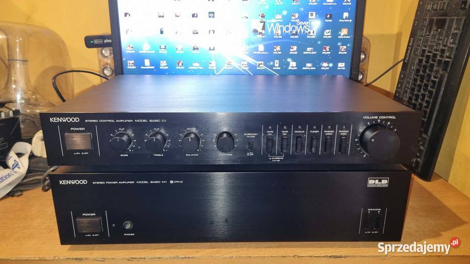 Przedwzmacniacz i końcówka mocy Kenwood Basic C1