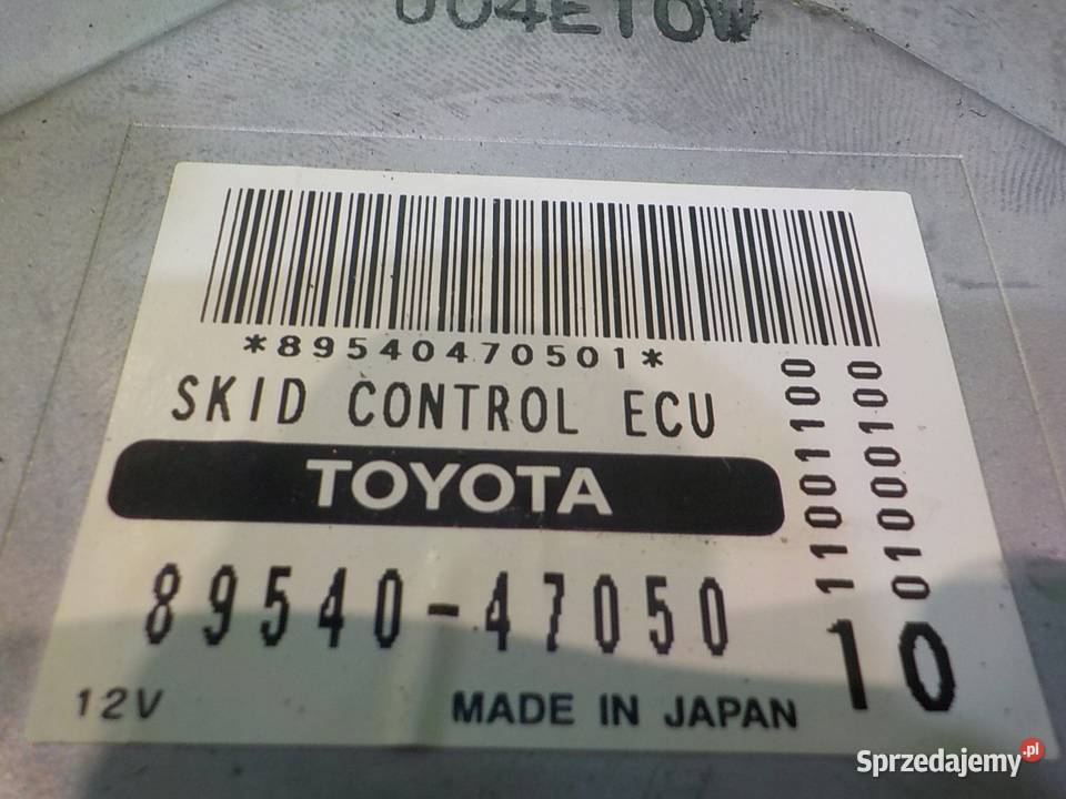 TOYOTA PRIUS II 15 VVTI 04r 5D sterownik Czujniki i sterowniki Suków sprzedam