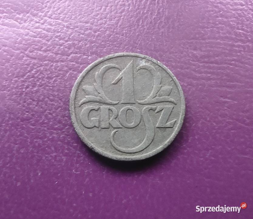 Moneta okupacyjna GG 1 grosz 1939 mazowieckie