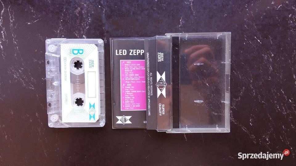 Kaseta Led Zeppelin II podlaskie Siemiatycze