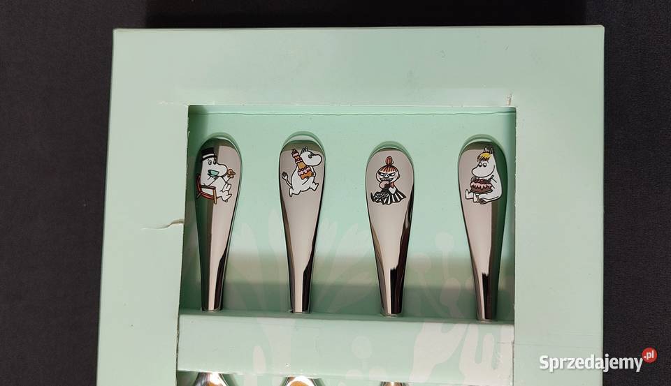 MUMINKI zestaw 4 łyżeczek do kawy Wielkie