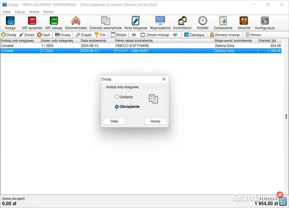 Księga przychodów i rozchodów brutto Windows Łódź