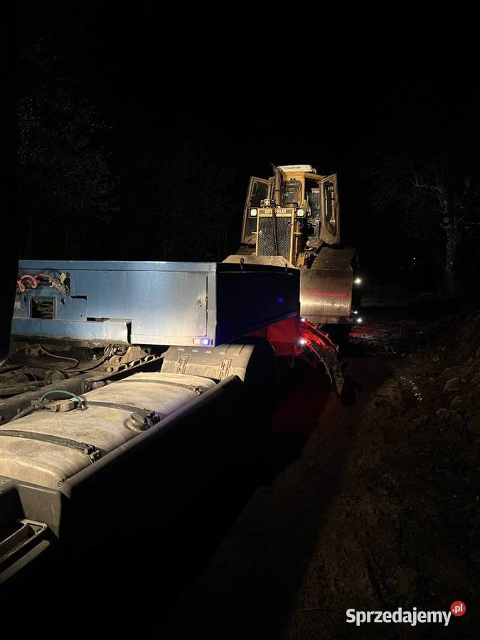 Transport laweta niskopodwoziowa koparek maszyn śląskie Mikołów