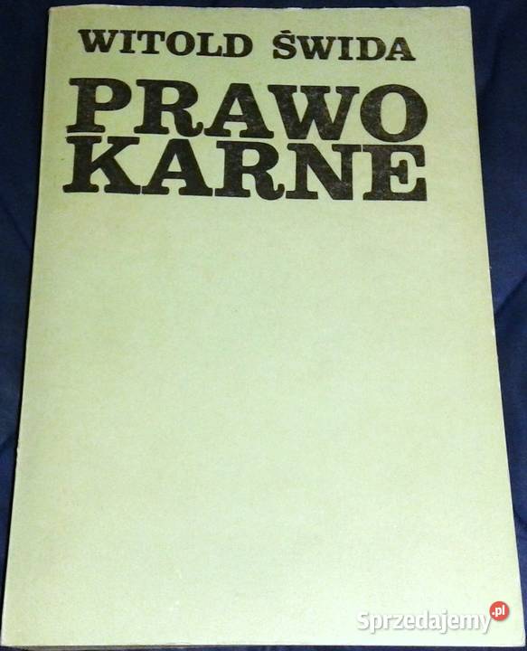 Prawo karne Witold Świda Chełm