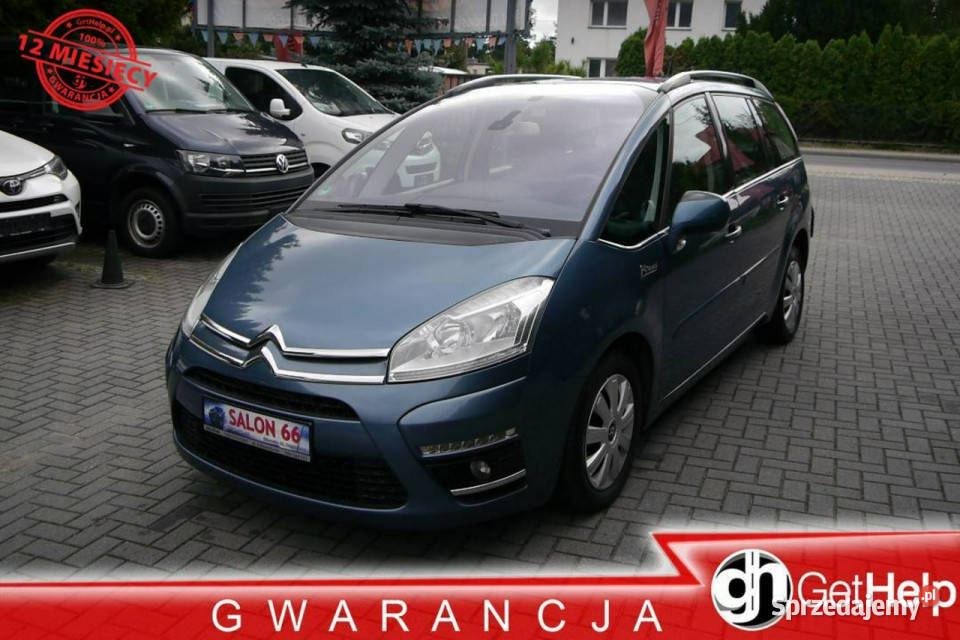 Citroen C4 Grand Picasso 16d 7osób Stan b elektrochrom. lusterka boczne Częstochowa