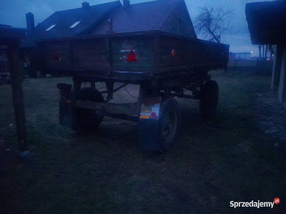 Przyczepa rolnicza autosan D47 wywrotka uszkodzony Kochanowice