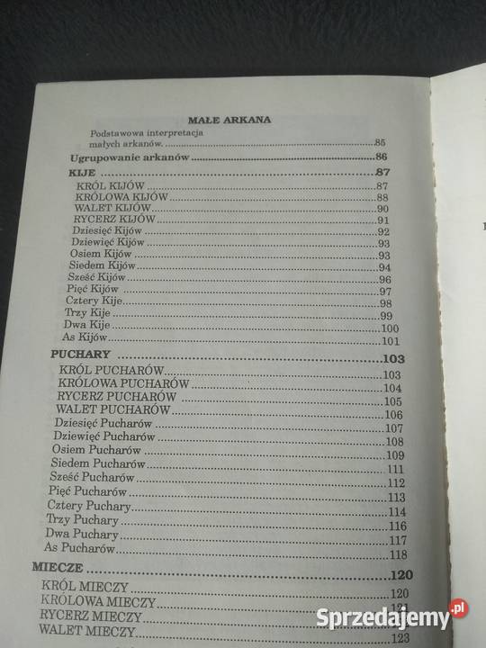 Chiromancja zestaw tarotaliteratura Ruda Śląska