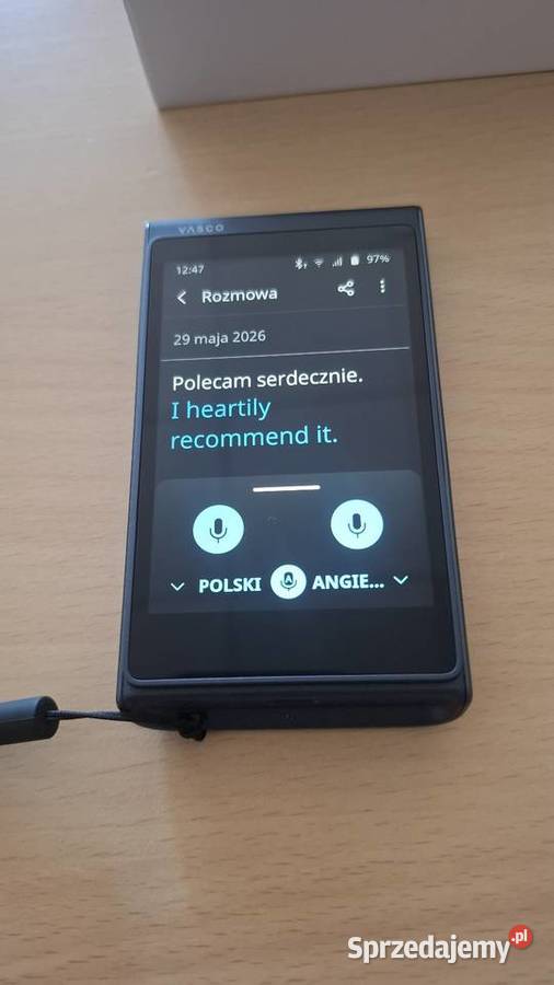 Vasco q1 translator Pozostałe Sępólno Krajeńskie sprzedam