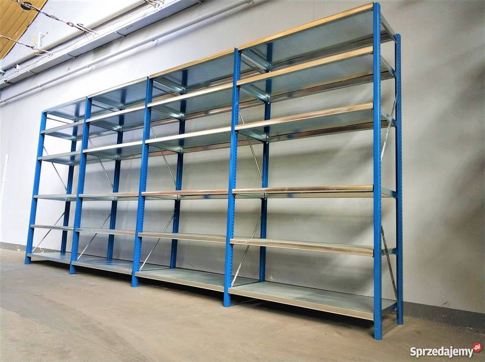 REGAŁ metalowy magazynowy warsztatowy 463x220x53 Dzierżoniów
