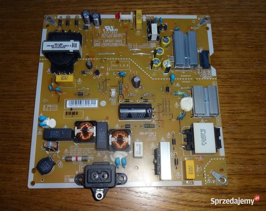 Zasilacz LGP50T20U1 EAX69057002 LG 50UP75003LF zachodniopomorskie Szczecin