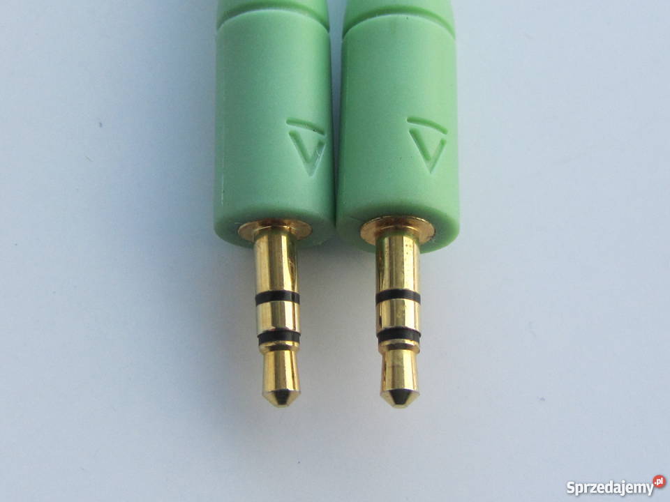 Kabel audio Jack 3,5 mm - Jack 3,5 mm pozłacane wtyki 2m