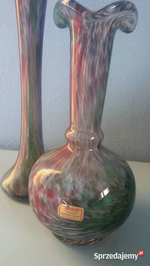 Para wazonów Joska ręcznie formowane lata 60