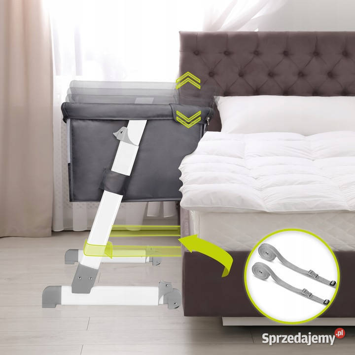 Łóżeczko dostawne LIONELO THEO moskitiera torba Baranowo