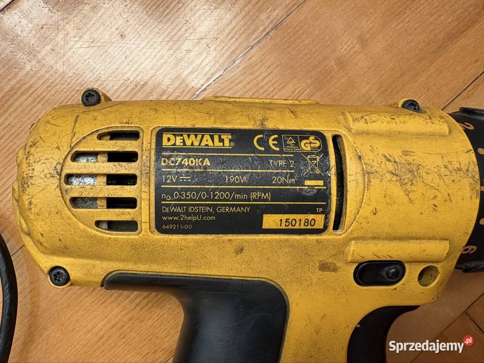 Wiertarkowkrętarka DeWalt DC740KA Wiertarki i wkrętarki Ryki