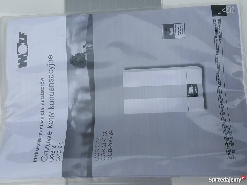 1funkcyjny Piec CGB224 Wolf Kocioł Kondensacyjny Kraków