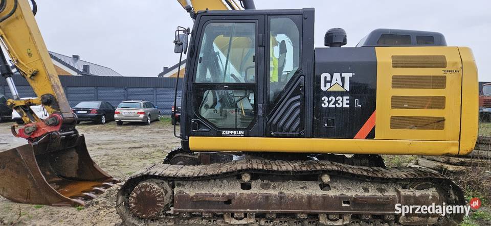 Koparka gąsienicowa cat 323E 2012 10000mth mazowieckie Serock sprzedam